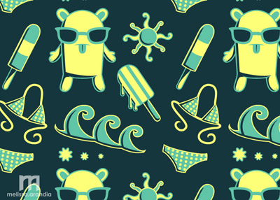 Beat the Summer Heat - vector work/ illustration