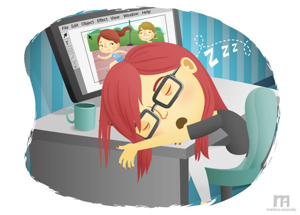 Illustration Friday #9 "Spent"