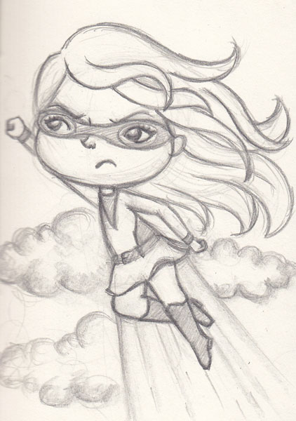 Illustration Friday #13 "Phenomenon" sketch