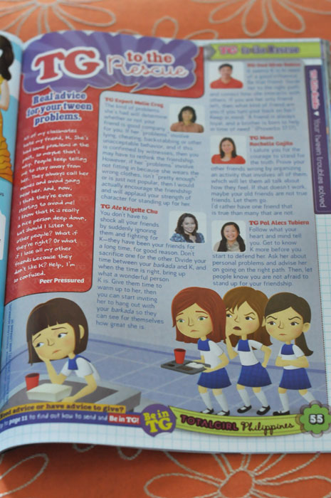 TG to the Rescue, November 2011 issue