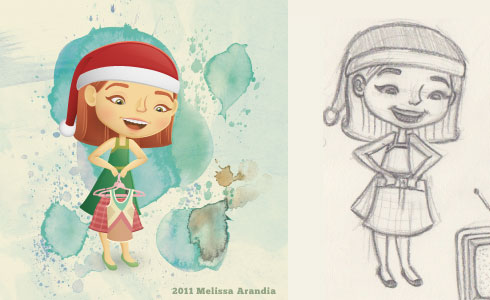 Yaya's Little Helper, article illustration, Total Girl December 2011