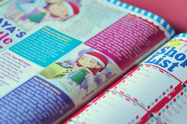 Yaya's Little Helper, article illustration, Total Girl December 2011