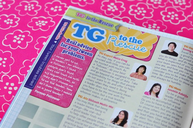 Total Girl Philippines, January 2012–TG to the Rescue