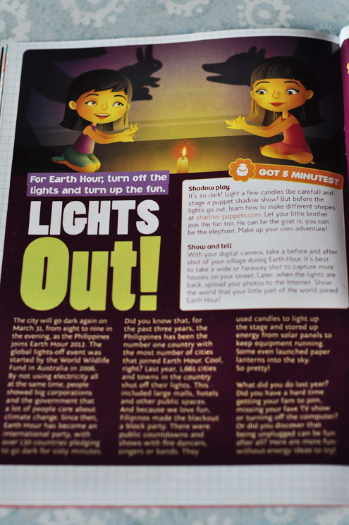 Lights Out–Total Girl Philippines, March 2012