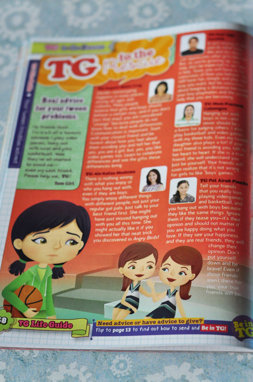 TG to the Rescue–Total Girl Philippines, March 2012