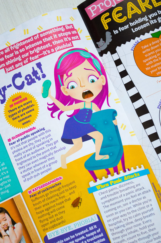 “Hey Scaredy-Cat!” article illustration
