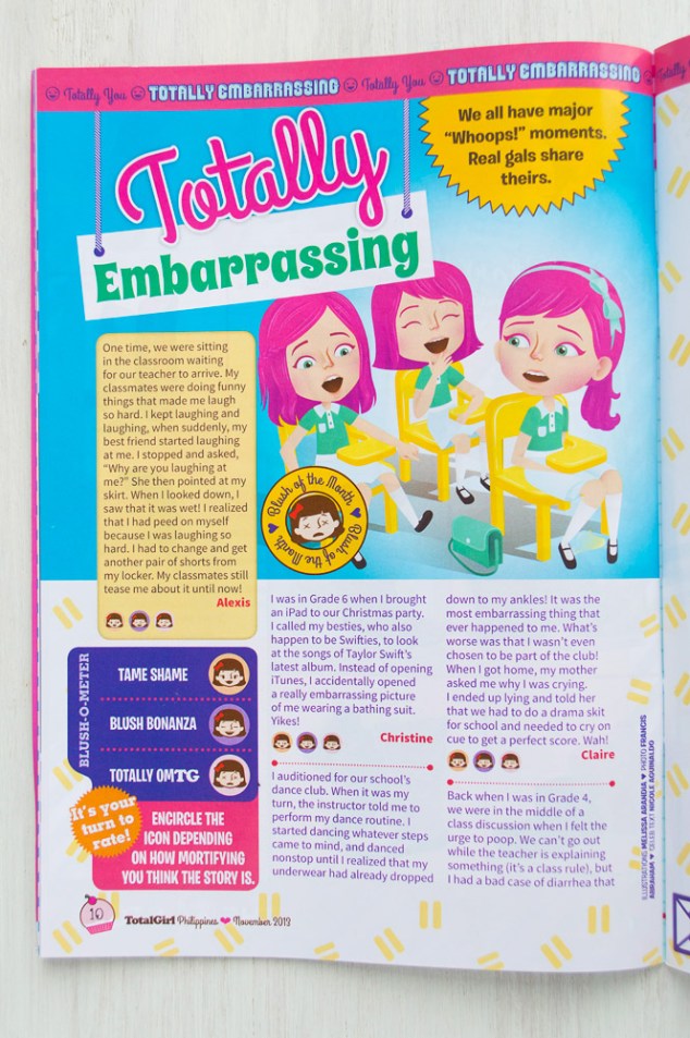 “Totally Embarrassing” 