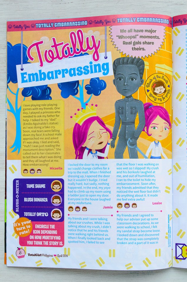 “Totally Embarrassing”, April 2014