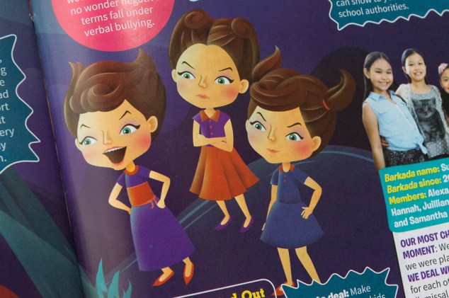 closeup—“Big Bad Bullies” article illustration